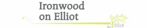Ironwood on Elliot" text with a tree logo.